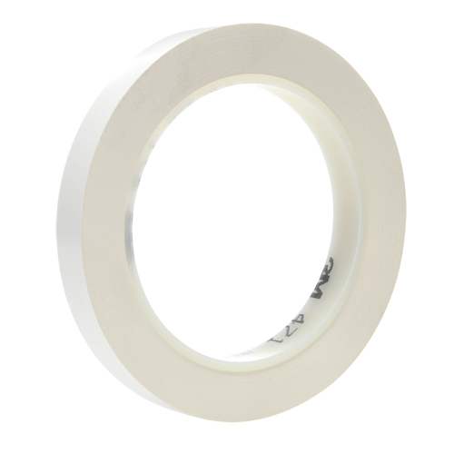 Ruban en vinyle 471, 12 mm (1/2") la x 32,9 m (108') lo, 5,3 mils, Blanc We Share Industrial Supply