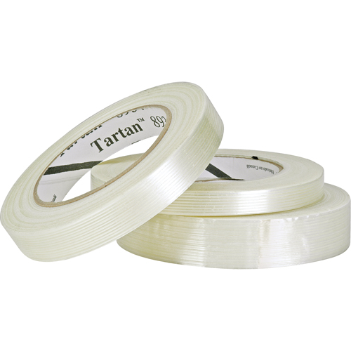 Tartan 8934 Filament Tape, 4 mils Thick, 12 mm (1/2") x 55 m (180')  We Share Industrial Supply