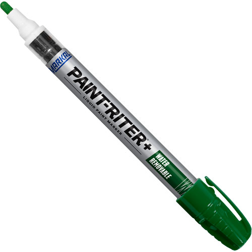 Paint-Riter&reg;+ Water Removable Paint Marker, Liquid, Green We Share Industrial Supply