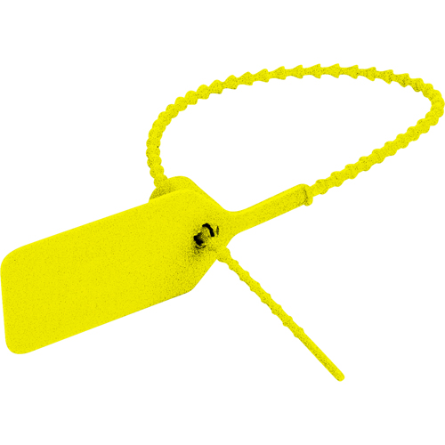 Scell&eacute; de s&eacute;curit&eacute; emboss&eacute; Pull-Tite II – Sealed Do Not Remove, 9", Plastique, Pousser et tirer We Share Industrial Supply