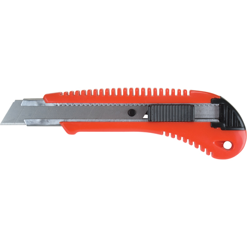 Couteau professionnel ATK300, 18 mm, Acier au carbone, Prise en Plastique We Share Industrial Supply