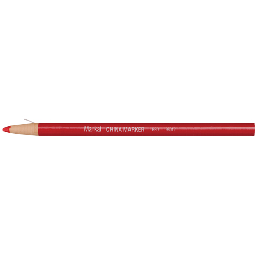 Marqueurs gras, Rouge We Share Industrial Supply