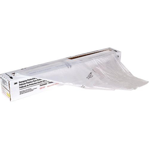 Feuille de protection contre l'exc&egrave;s de projection, 400' lo x 12' la, Plastique We Share Industrial Supply