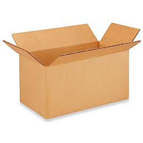 Boîte en carton ondul&eacute;, 8" lo x 4" la x 4" h, ondulations C We Share Industrial Supply