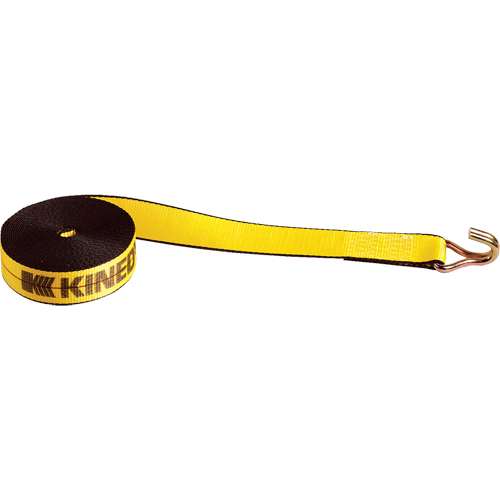 Winch Straps, Wire Hook, 2" W x 30' L, 1670 lbs. (751 kg) Working Load Limit We Share Industrial Supply