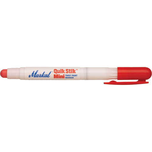 Mini marqueur de peinture Quik Stik, B&acirc;ton plein, Rouge We Share Industrial Supply