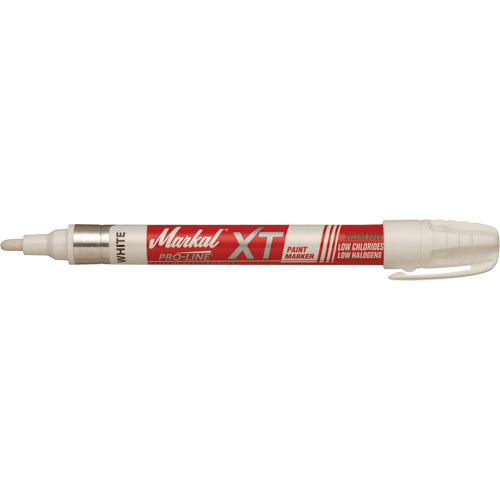 Marqueurs &agrave; peinture Pro-Line HP, Liquide, Blanc We Share Industrial Supply