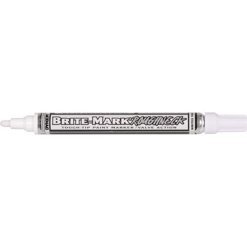 Marqueur RoughNeck Brite-Mark, Liquide, Blanc We Share Industrial Supply
