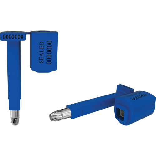 High Security Locktainer Security Seals, 3-1/4", Metal, Bolt Seal We Share Industrial Supply