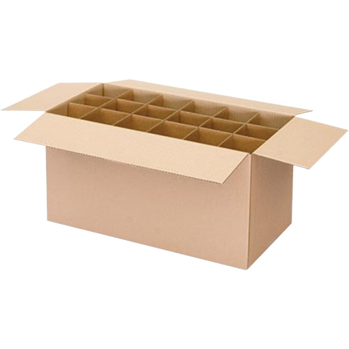Boîte d'exp&eacute;dition pour cannettes a&eacute;rosols, 12-1/4" lo x 9-3/16" la x 10-5/16" h, ondulations C We Share Industrial Supply