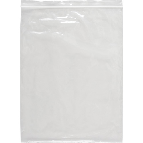 Poly Bags, Reclosable, 13" x 10", 2 mils We Share Industrial Supply