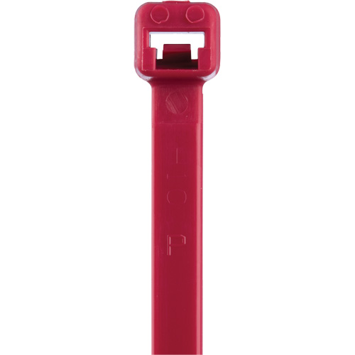 T Series Cable Ties, 8" Long, 50 lbs. Tensile Strength, Red We Share Industrial Supply