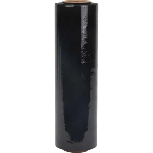 Stretch Wrap, 80 Gauge (20.3 micrometers), 18" x 1500', Opaque Black We Share Industrial Supply