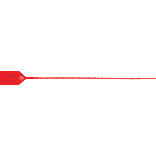 Standard-Duty Security Seal, 12", Plastic, Plastic Seal We Share Industrial Supply