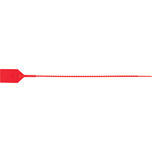 Standard-Duty Security Seal, 12", Plastic, Plastic Seal We Share Industrial Supply