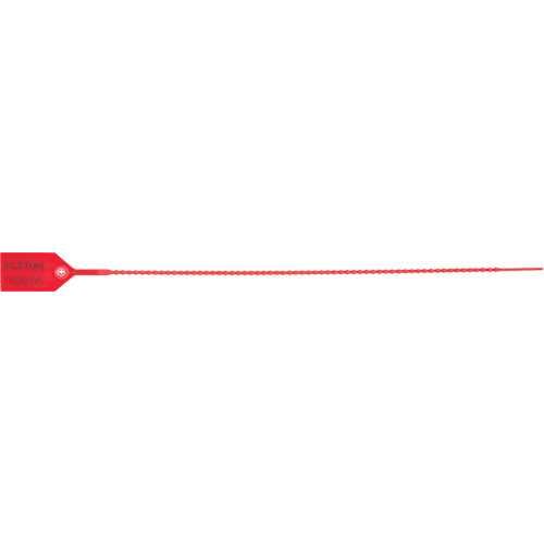Standard-Duty Security Seal, 15", Plastic, Plastic Seal We Share Industrial Supply