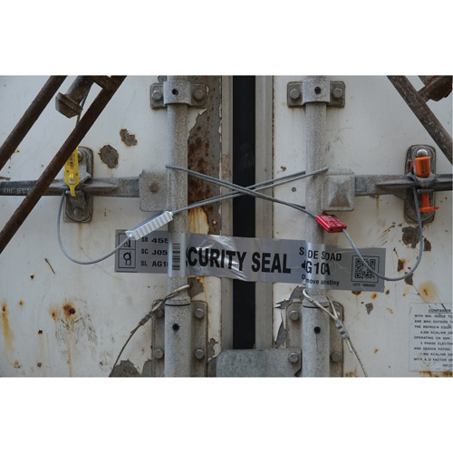 Scell&eacute;s de haute s&eacute;curit&eacute;, 12", M&eacute;tal, Scell&eacute; &agrave; c&acirc;ble We Share Industrial Supply