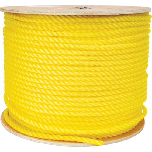3/8" Braided Yellow Rope, Polypropylene, 630' We Share Industrial Supply