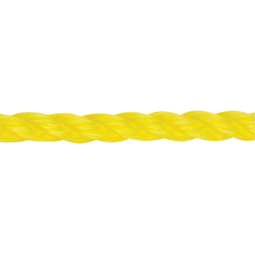 3/8" Braided Yellow Rope, Polypropylene, 630' We Share Industrial Supply