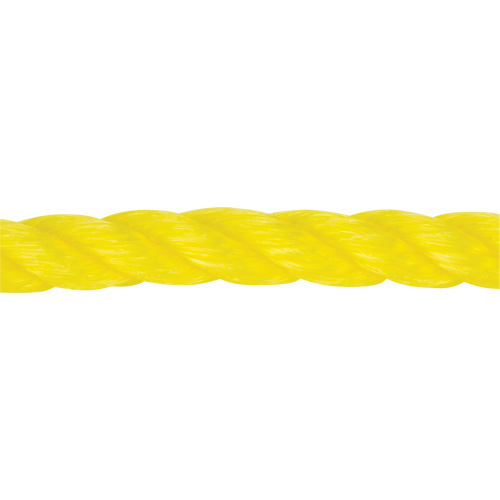 1/2" Braided Yellow Rope, Polypropylene, 335' We Share Industrial Supply
