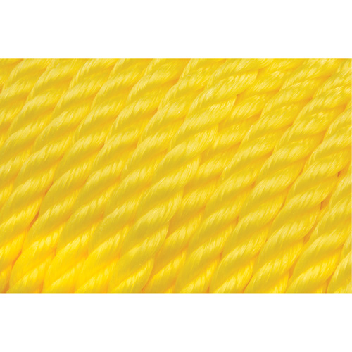 1/2" Braided Yellow Rope, Polypropylene, 335' We Share Industrial Supply