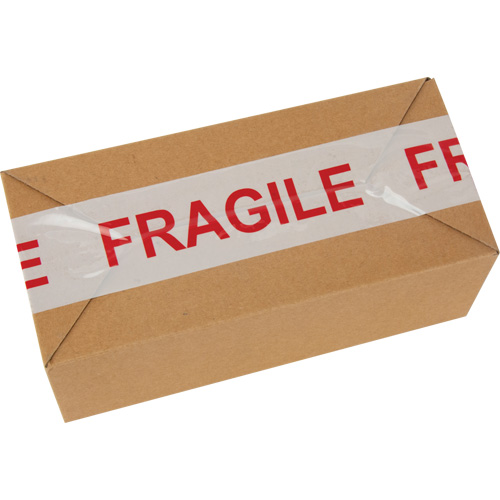 Ruban d'emballage Fragile, Adh&eacute;sif Thermofusible, 2 mils, 48 mm (2") x 100 m (328') We Share Industrial Supply