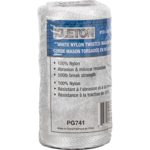 #18 Twisted Mason Rope, Nylon, 260' We Share Industrial Supply