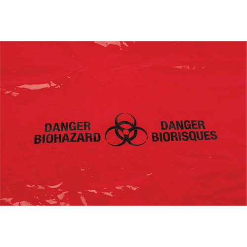 Waste Bags, Bio-Hazard, 50" L x 37" W, 2 mils We Share Industrial Supply