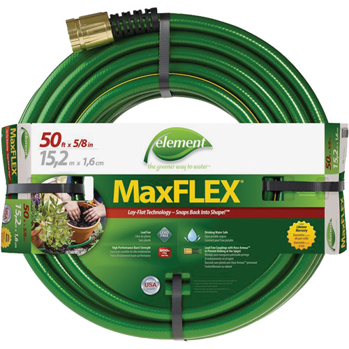 Element&reg; MaxFlex&reg; Hose, Copolymer, 5/8" dia. x 50' We Share Industrial Supply