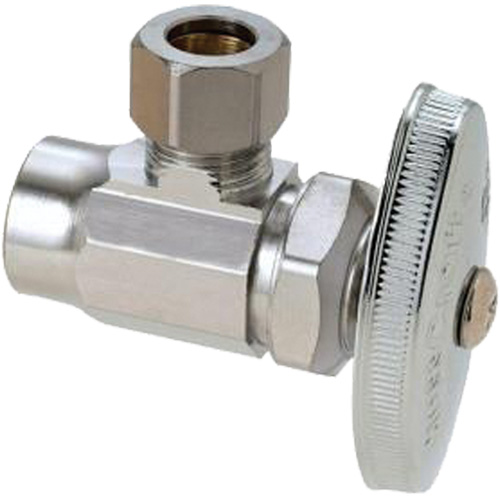 BrassCraft 1/2" Nominal Sweat Compressed Angle Valve We Share Industrial Supply