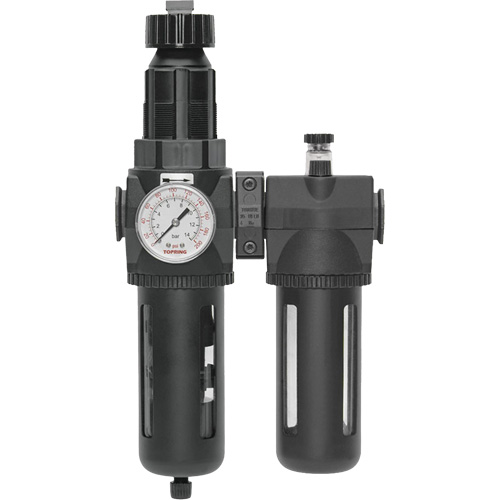 Filtre/d&eacute;tendeur & lubrificateur Modulair 400 avec jauge & bol standard, 1/2" NPTF We Share Industrial Supply