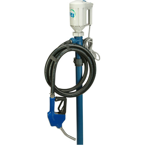 Trousse de pompe pour baril PFM-48 avec moteur M3V avec accessoires pour fluide d&eacute;chappement diesel (DEF), Polypropyl&egrave;ne/PVDF/Acier inoxydable We Share Industrial Supply