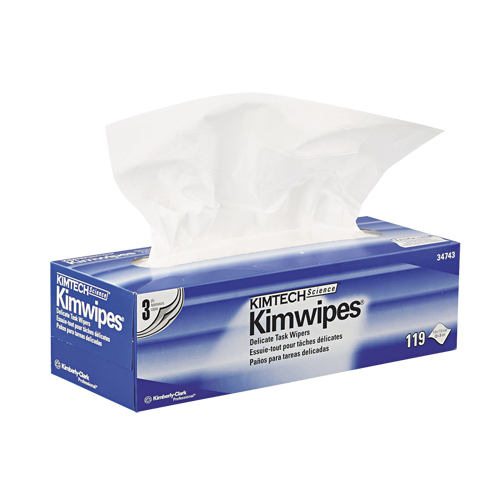 Kimtech Science Kimwipes Delicate Task Wipes, Specialty, 12" L x 12" W We Share Industrial Supply