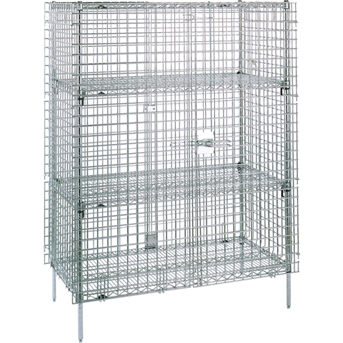 Security Carts, 5 Tiers, 38-1/2" W x 66-13/16" H x 21-1/2" D We Share Industrial Supply