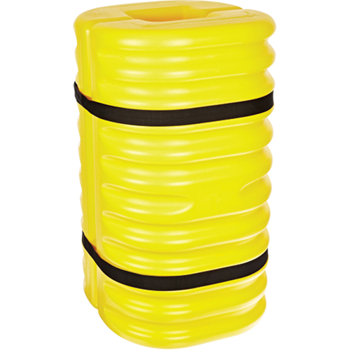 Protecteur de colonne, Ouverture int&eacute;rieure 12" x 12", 24" lo x 24" la x 42" h, Jaune We Share Industrial Supply