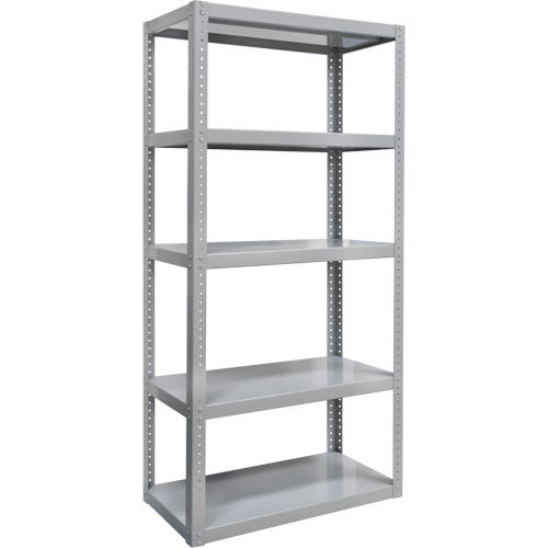 Heavy-Duty Shelving, Steel, Bolted, 3000 lbs. Capacity, 36" W x 72" H x 18" D We Share Industrial Supply