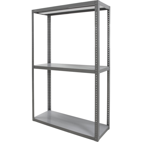 &eacute;tag&egrave;re robuste, Acier, Boulonn&eacute;, Capacit&eacute; 3000 lb, 36" la x 72" h x 24" p We Share Industrial Supply