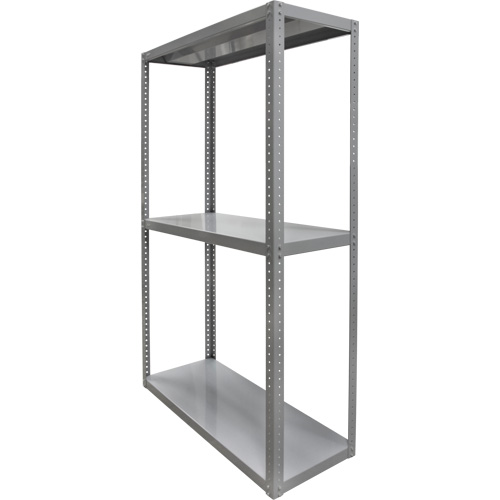 &eacute;tag&egrave;re robuste, Acier, Boulonn&eacute;, Capacit&eacute; 3000 lb, 36" la x 72" h x 24" p We Share Industrial Supply