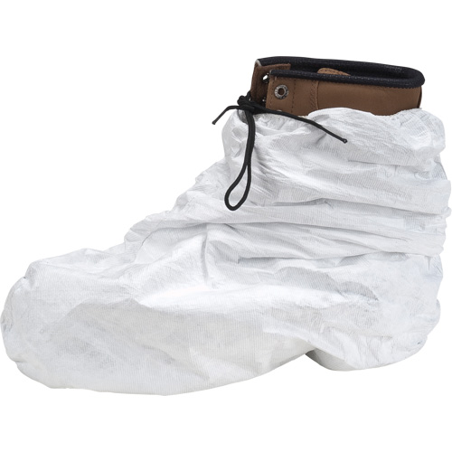 Tyvek&reg; 400 Shoe & Boot Cover, One Size, Polyethylene, White We Share Industrial Supply