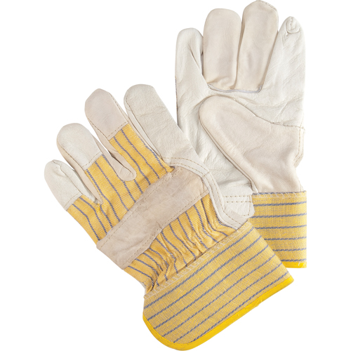 Gants pour ajusteur r&eacute;sistant &agrave; l'abrasion, T-Grand, Paume en Cuir fleur de vache We Share Industrial Supply