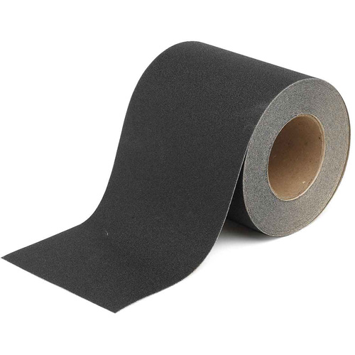Ruban de marquage de sol antid&eacute;rapant, 6" x 60', Noir We Share Industrial Supply