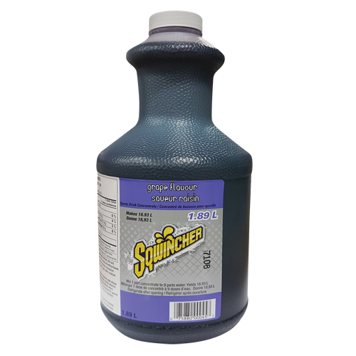 Sqwincher Boisson de r&eacute;hydratation, Concentr&eacute;, Raisin We Share Industrial Supply
