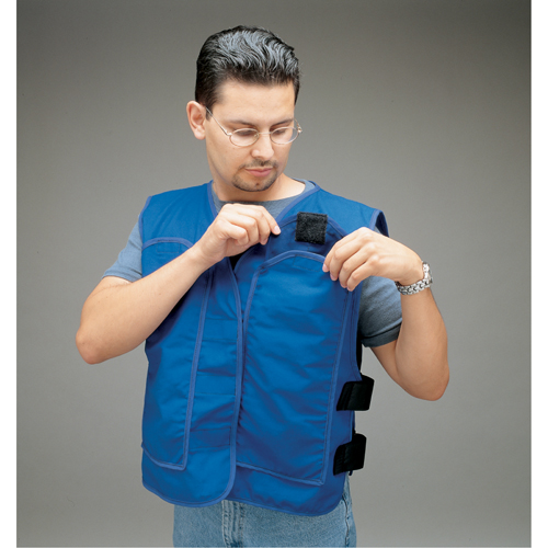 Vestes de refroidissement avec pochettes pour insertions ALLEGRO INDUSTRIES, Grand, Bleu royal We Share Industrial Supply