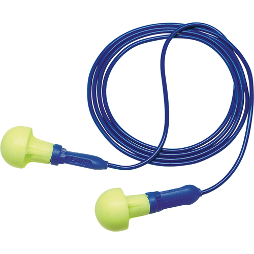 E-A-R Push-ins Metal Detectable Earplugs, Corded, One-Size, Bulk - Polybag, NRR 28 dB NRR dB We Share Industrial Supply