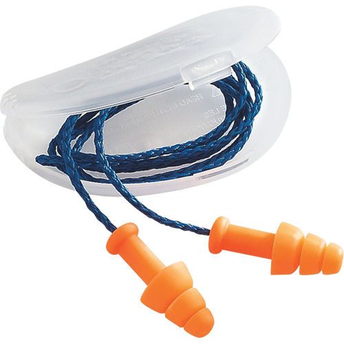 Bouchons d'oreilles SmartFit de Howard Leight, Avec cordon, Vrac - Sac en poly, 25 dB NRR, Taille unique We Share Industrial Supply