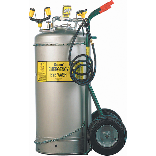 Self-Contained Eyewash Station, Pressurized, 37 gal. Capacity, Meets ANSI Z358.1 We Share Industrial Supply