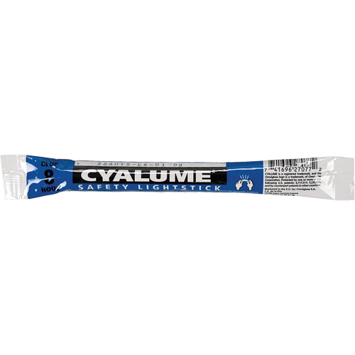 6" Cyalume&reg; Lightsticks, Blue, 8 hrs. Duration We Share Industrial Supply