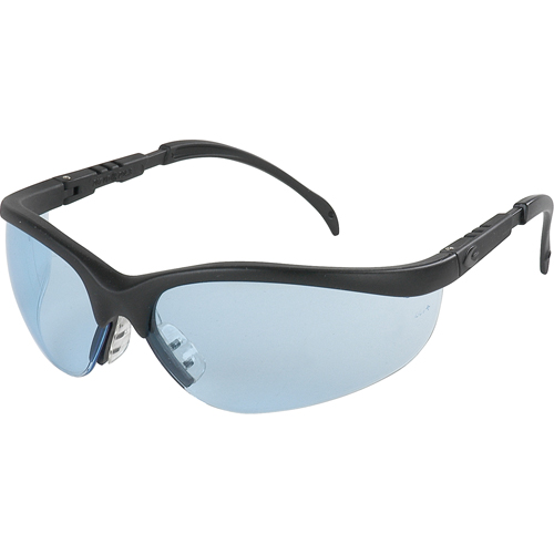 Lunettes de s&eacute;curit&eacute; Klondike, Lentille Bleu p&acirc;le, Anti-&eacute;gratignures, R&eacute;pond ou surpasse la norme CSA Z94.3 We Share Industrial Supply