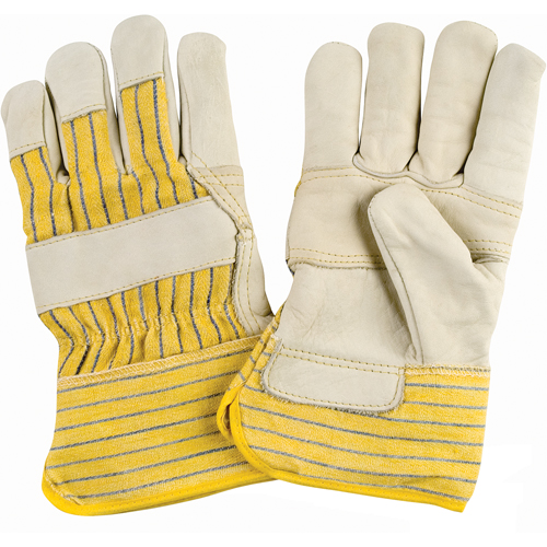 Gants d'ajusteur doubl&eacute;s pour l'hiver &agrave; paume renforc&eacute;e, T-Grand, Paume en Cuir fleur de vache, Doublure en Molleton de coton We Share Industrial Supply