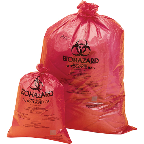 Sacs pour d&eacute;chets dangereux, Biorisque, 48" lo x 38" la, 0,0381 mm, Capacit&eacute; de 189.3 L (50 gal.) We Share Industrial Supply